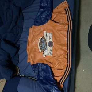 XL 100 percent leather Karl Kani jacket